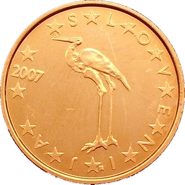 Slovenia 1 cent 2007 — Standard design