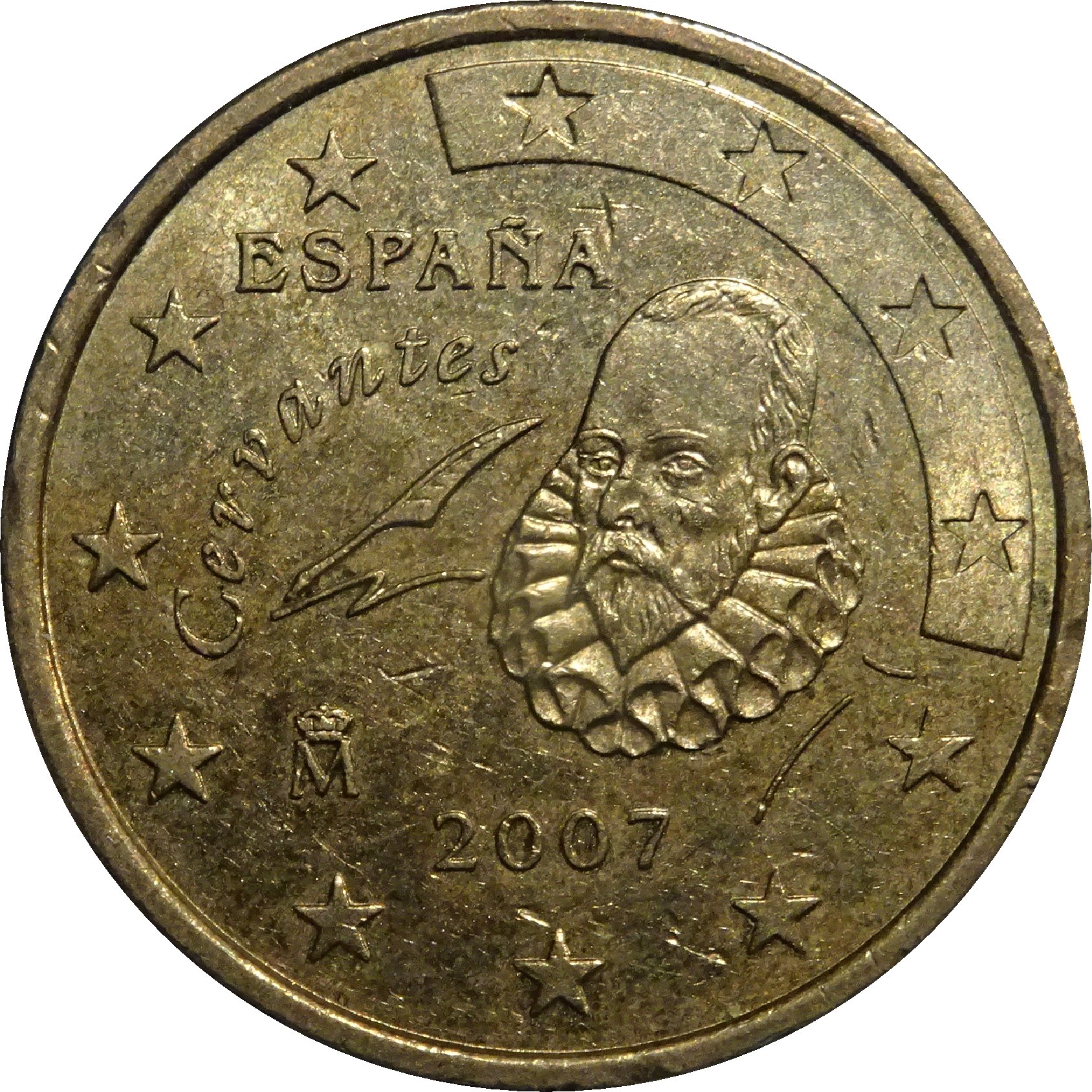 Spain 50 cent 2007 — Standard design