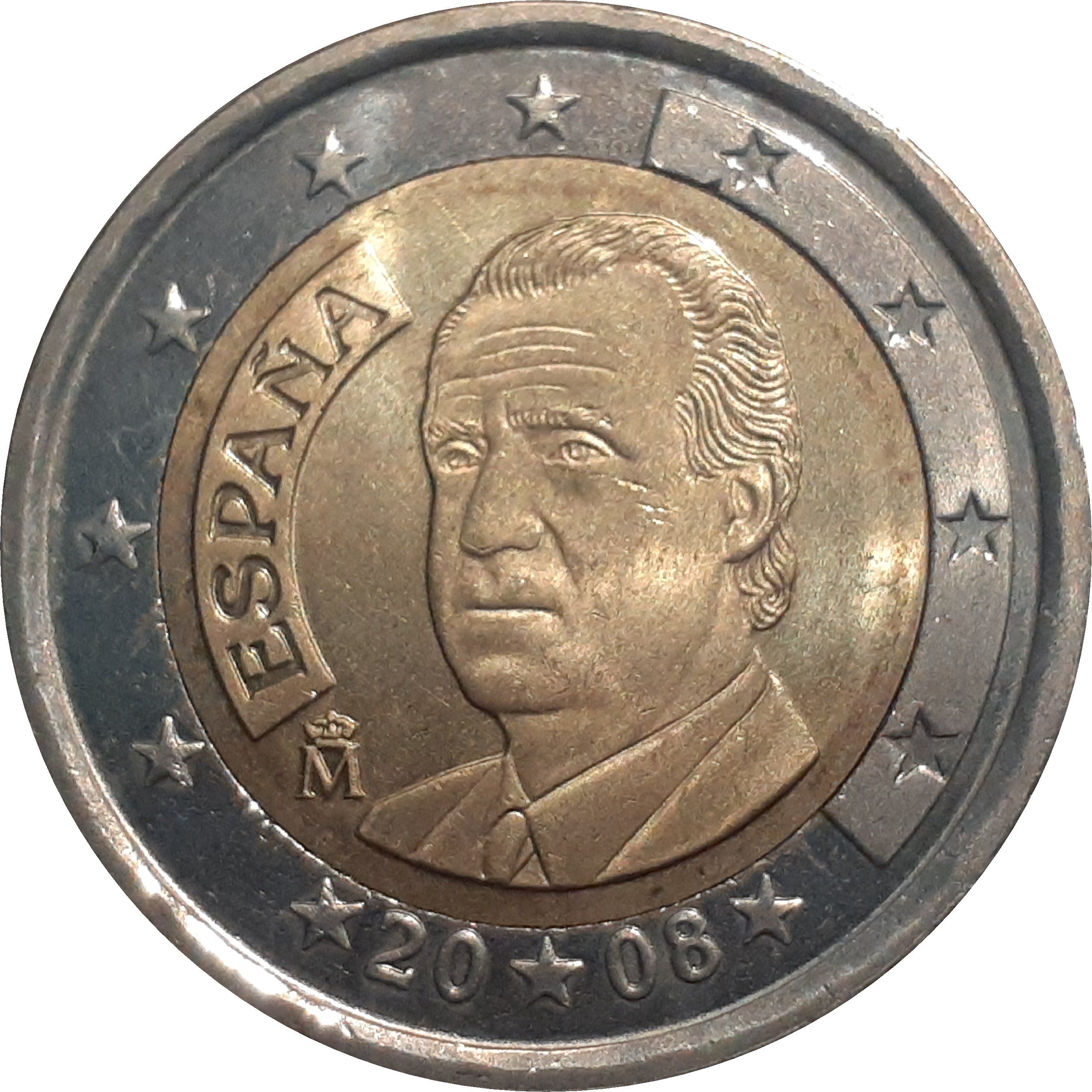 Spain 2 euro 2008 — Standard design