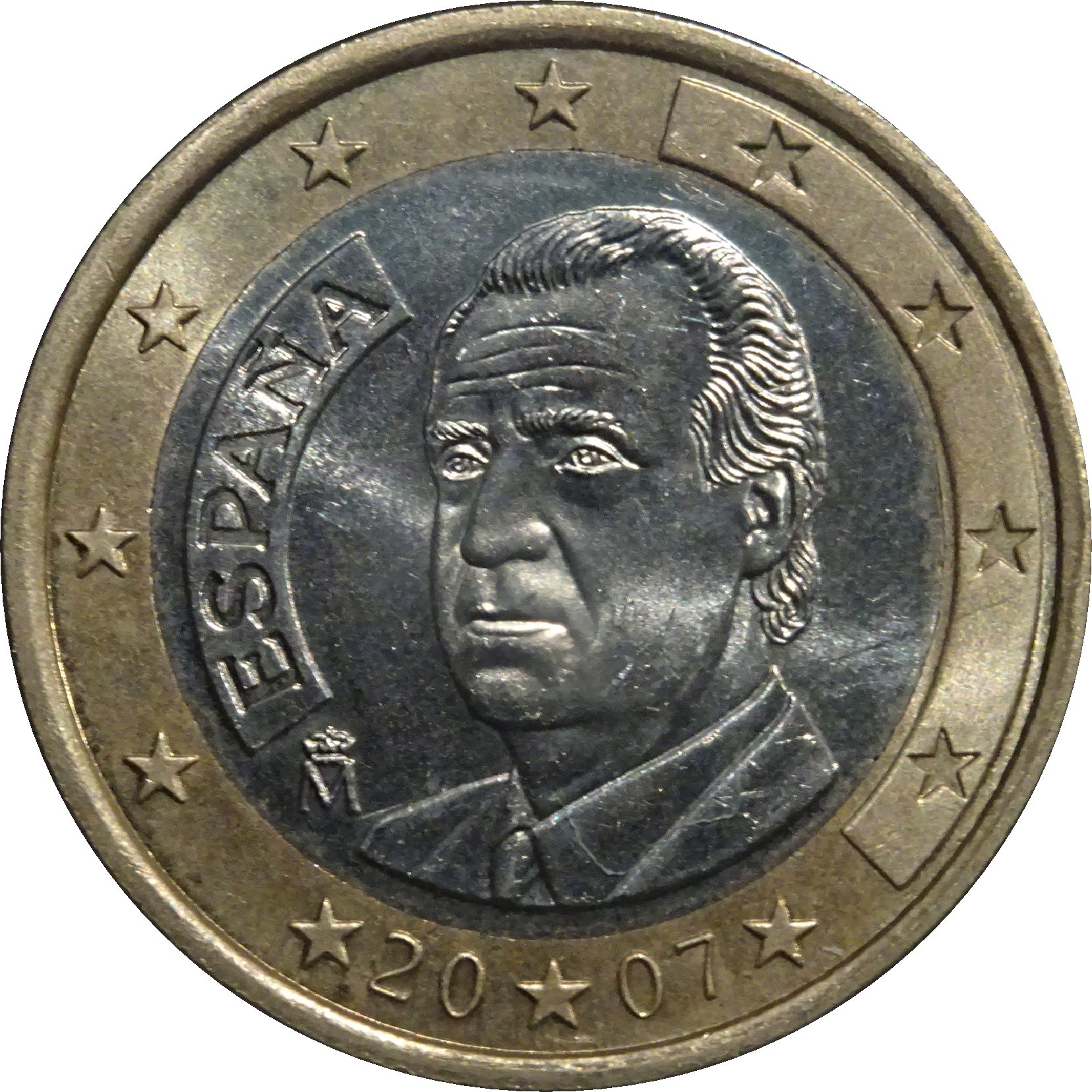 Spain 1 euro 2008 — Standard design