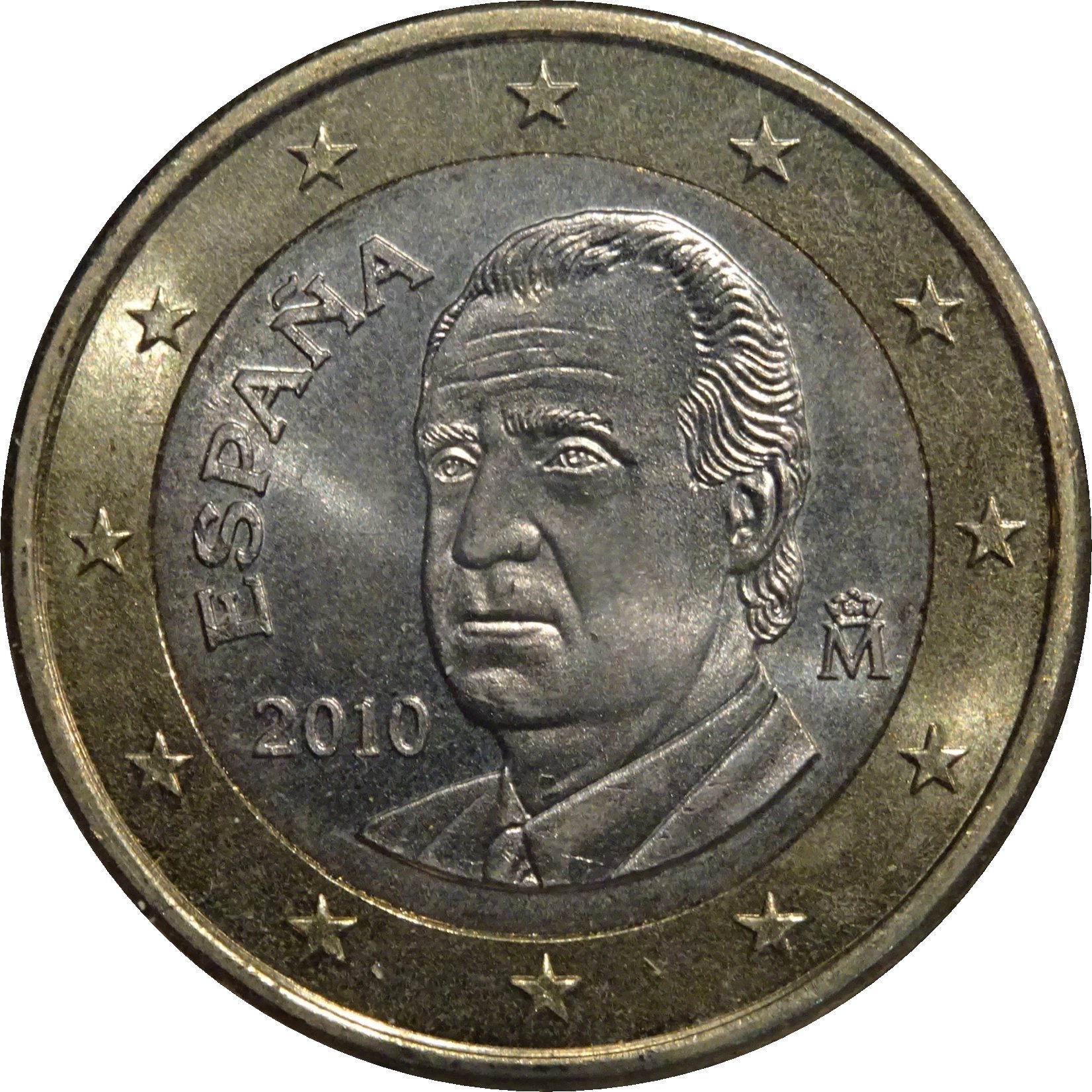 Spain 1 euro 2010 — Standard design