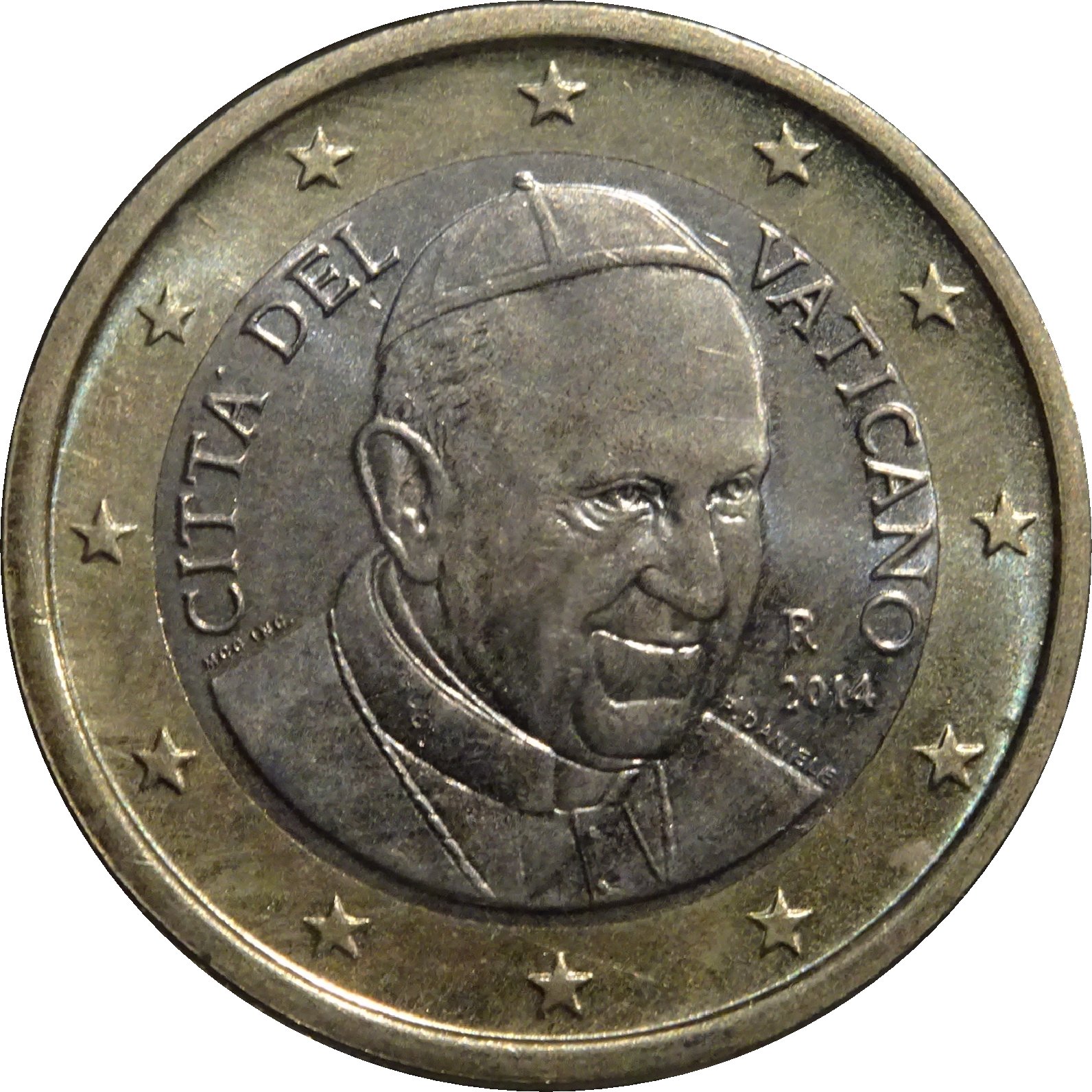 Vatican City 1 euro 2015 — Standard design