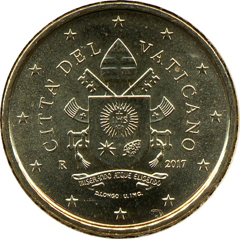 Vatican City 10 cent 2017 — Standard design
