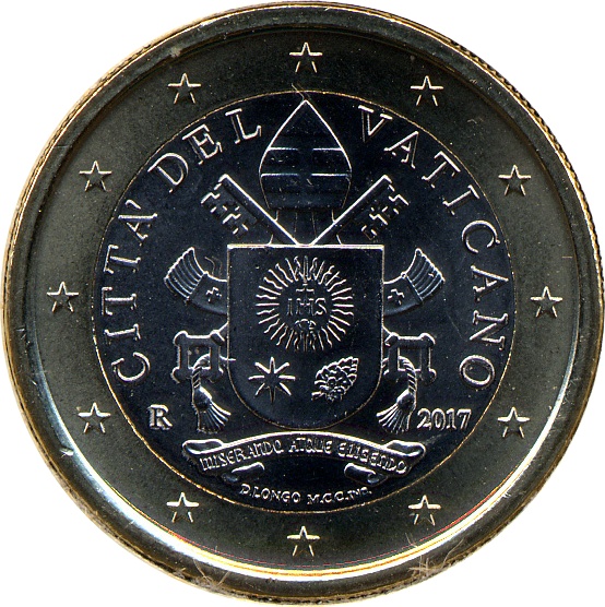 Vatican City 1 euro 2018 — Standard design