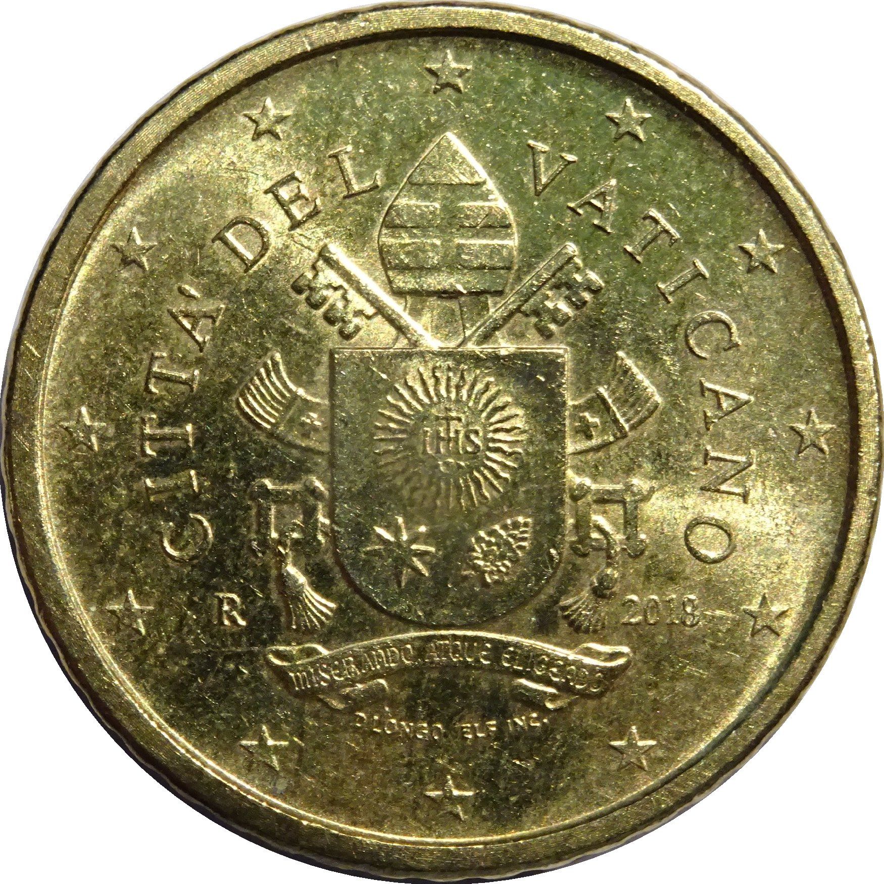 Vatican City 50 cent 2020 — Standard design