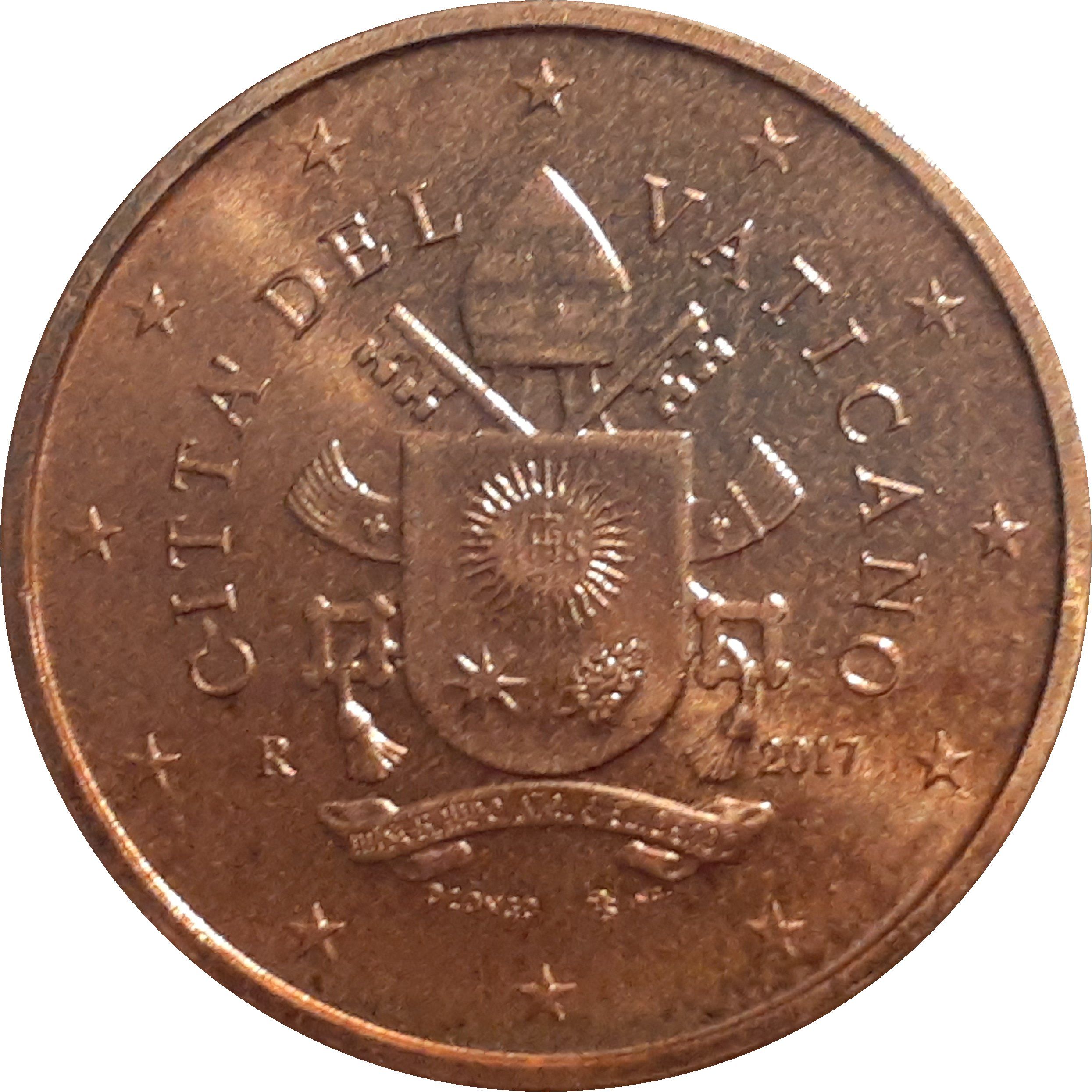 Vatican City 1 cent 2025 — Standard design