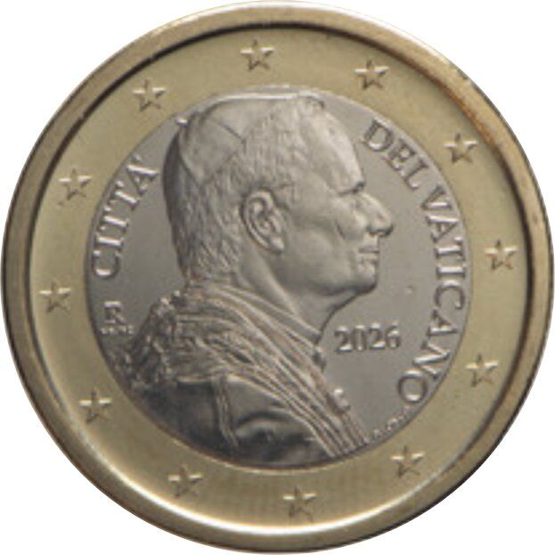 Vatican City 1 euro 2026 — Standard design