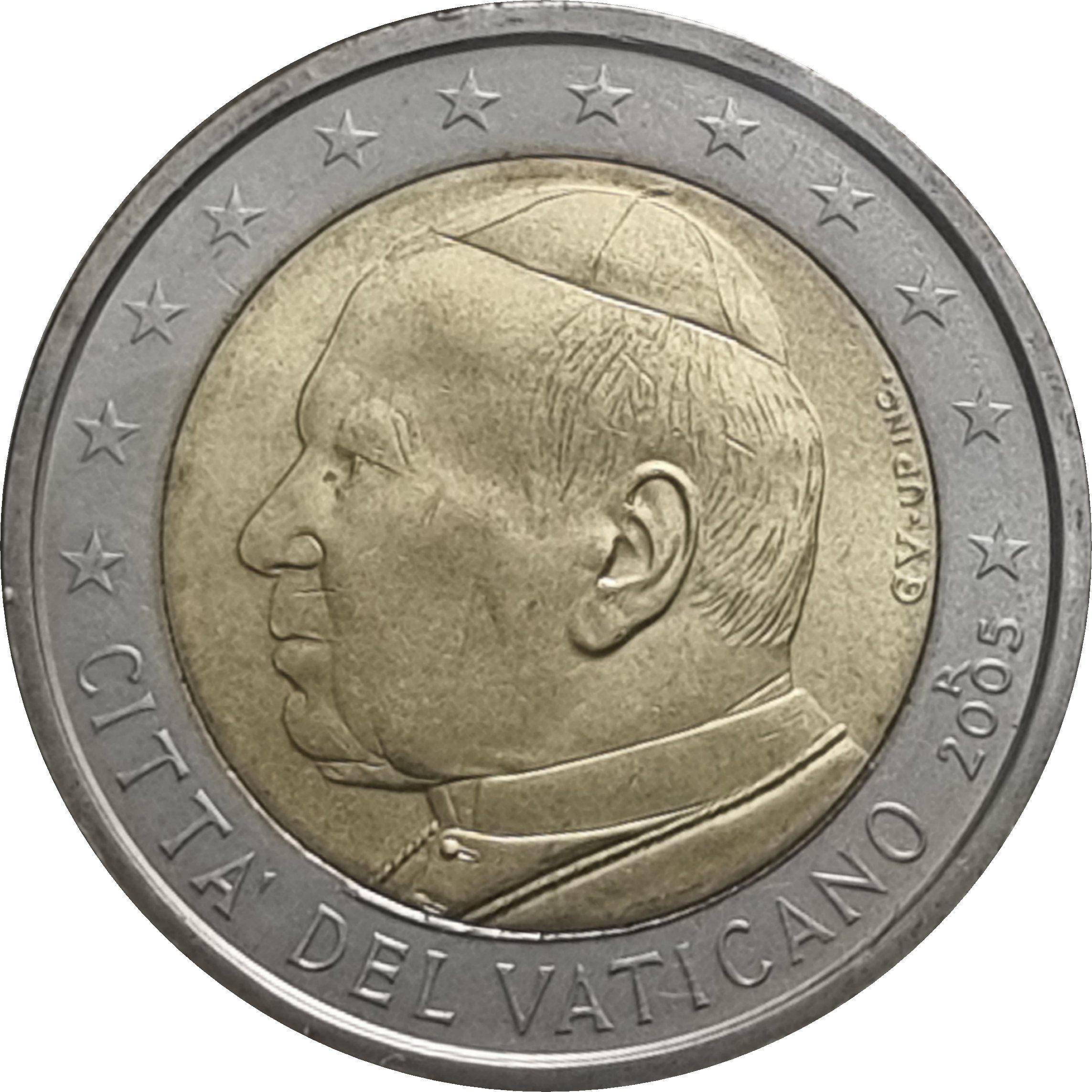 Vatican City 2 euro 2005 — John Paul II