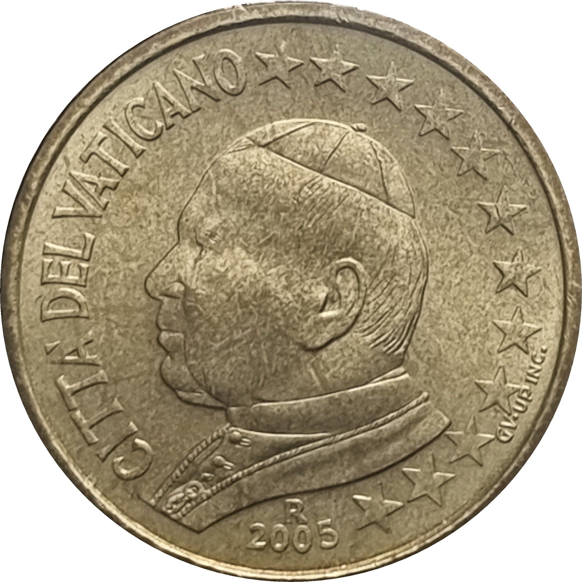 Vatican City 50 cent 2002 — Standard design