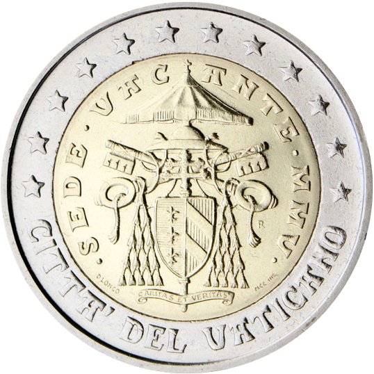 Vatican City 2 euro 2005 SV — Sede vacante