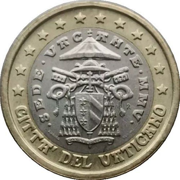 Vatican City 1 euro 2005 SV — Sede vacante