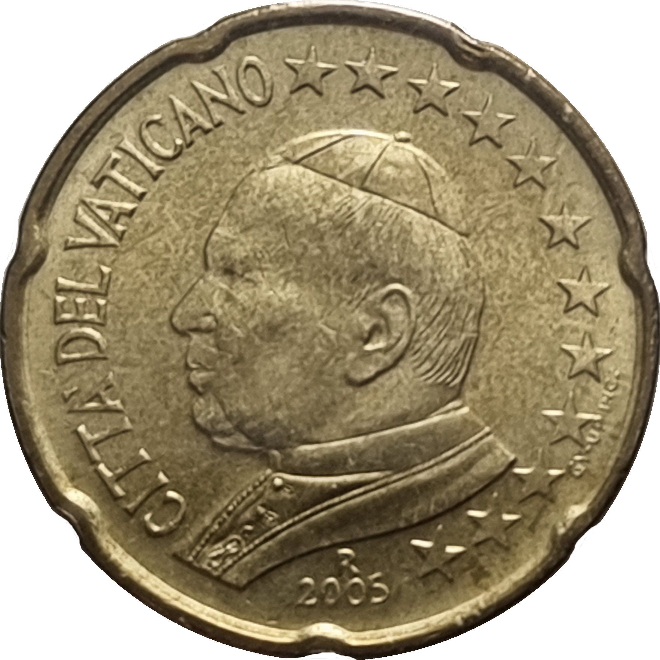 Vatican City 20 cent 2002 — Standard design