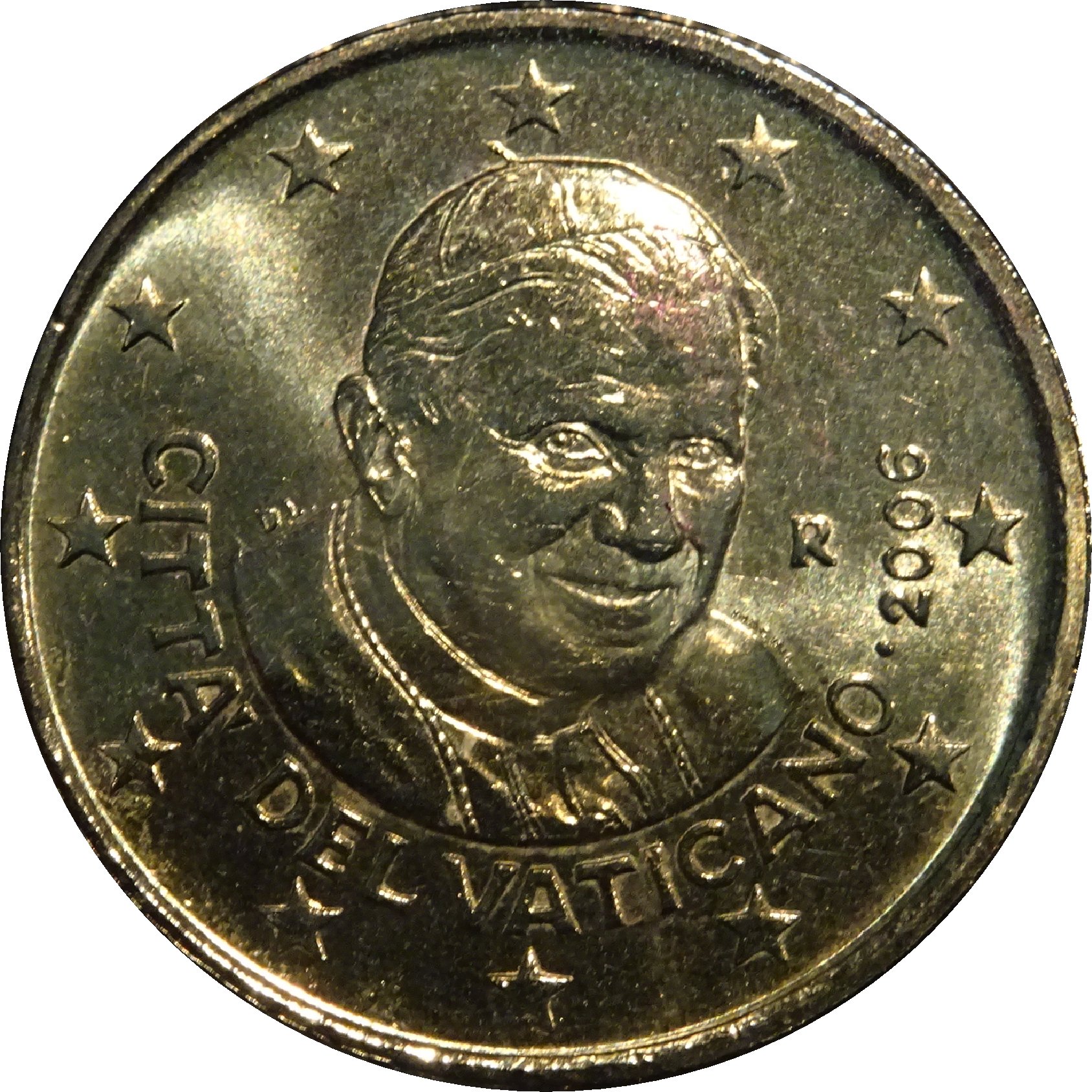 Vatican City 50 cent 2007 — Standard design