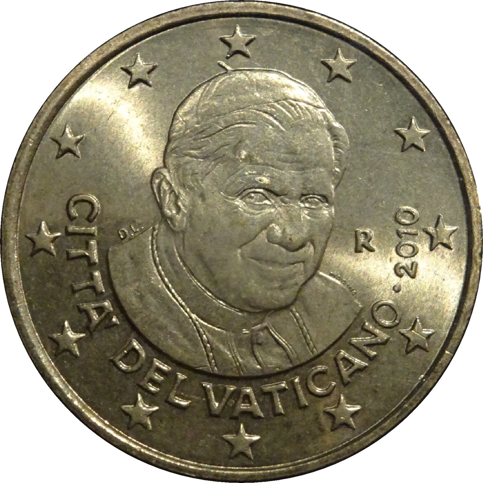 Vatican City 10 cent 2010 — Standard design